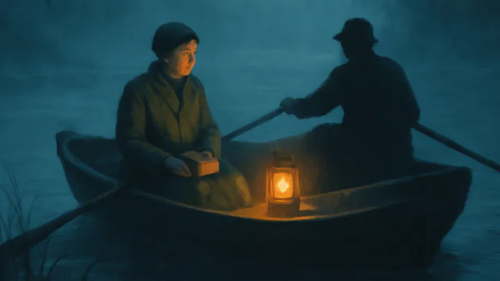 The Ferryman of the Almost-Morning River