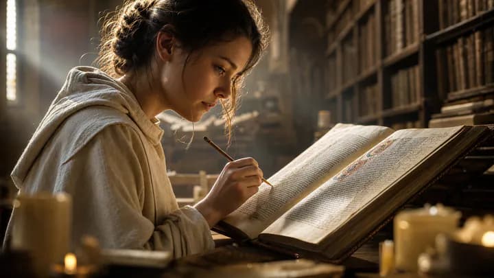 The Copyist Who Fell in Love with Marginalia