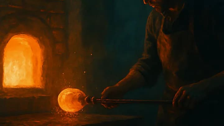The Glassblower Who Worked Past Midnight