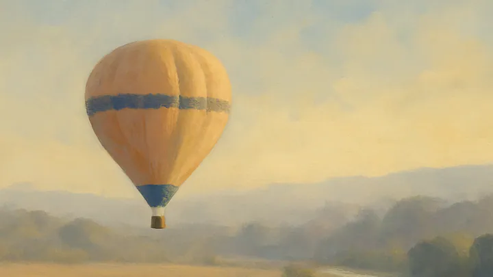 The Hot Air Balloonist of Quiet Fields