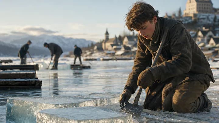 The Ice Cutter's Apprentice at Loon Lake