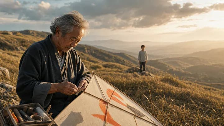 The Kite Maker's Last Afternoon Wind
