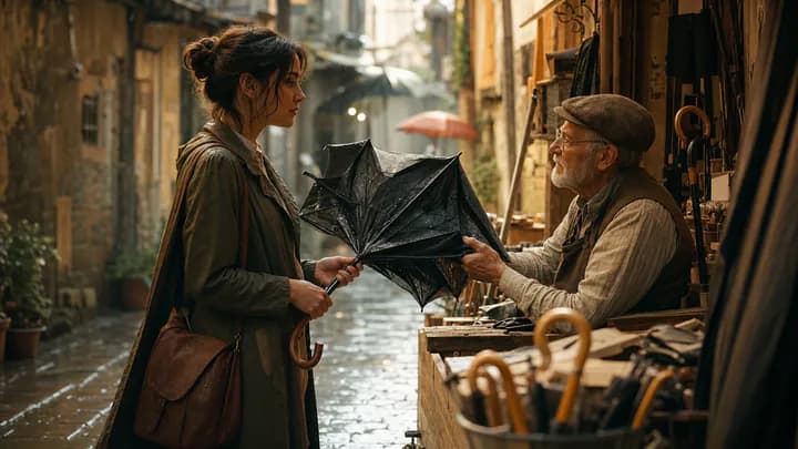The Umbrella Mender of Rainfall Alley